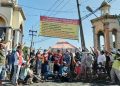 Tolak Pembangunan Tanpa Izin, Warga ABR Portal Jalan Keluar Perumahan