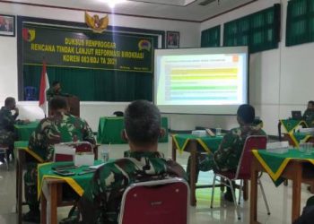 Sosialisasi Reformasi Birokrasi di Makorem 083/Baladhika Jaya