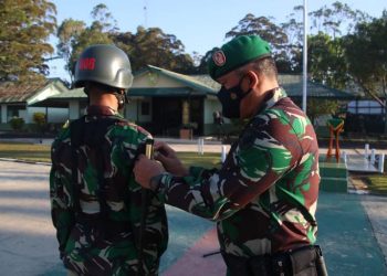 336 Prajurit Siswa Resmi Ikuti Pendidikan Pertama Tamtama TNI AD Gelombang I TA 2021