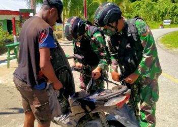 Antisipasi Penyelundupan Miras dan Narkotika, Daerah Perbatasan di Sweeping