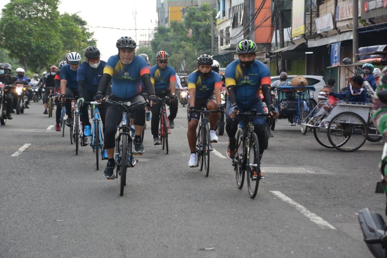 Danrem Bhaskara Jaya Gowes Bareng Forkopimda