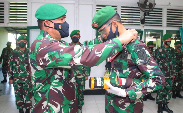 Penutupan Pendidikan Bintara Provos MK dan Pendidikan Tamtama Pengemudi Angkutan Bermotor MK TA 2021