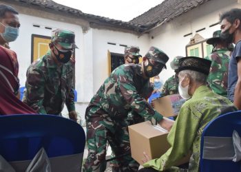 Pangdam Tinjau Lokasi Pasca Gempa di Desa Ploso Blitar