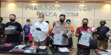 Subdit III Jatanras Ditreskrimum Polda Jatim Bekuk Sindikat Pemalsuan Hasil Swab