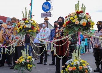 Mensos Risma, Resmikan Jembatan Sawunggaling Warisannya