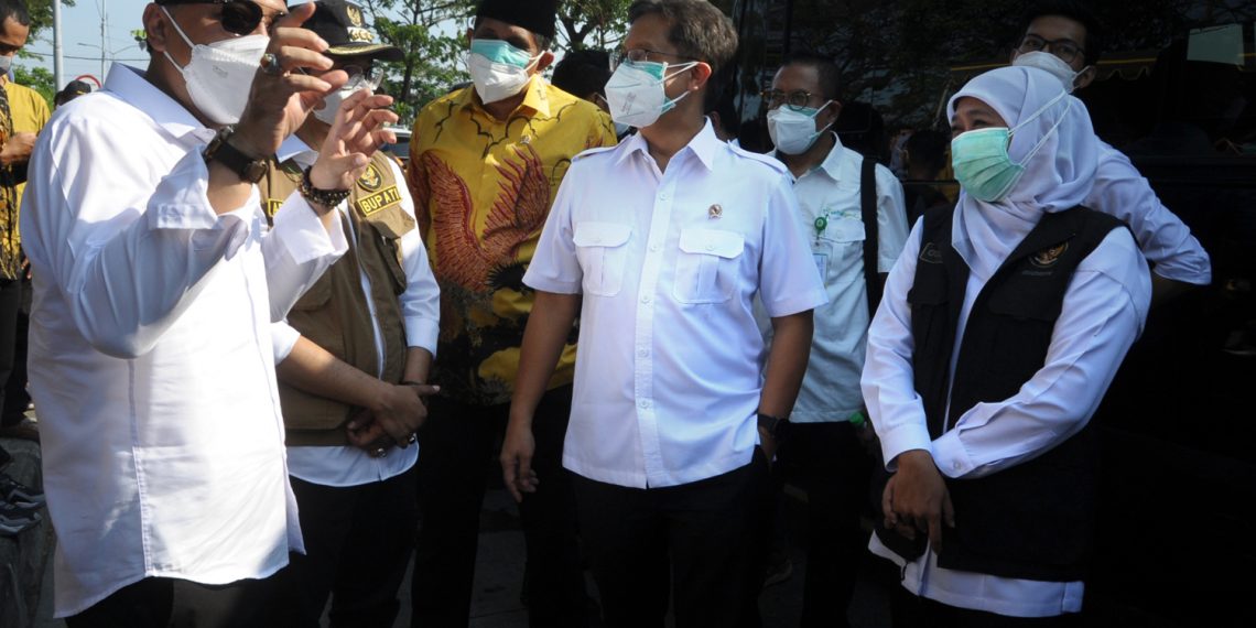 Menkes RI Puji Kerjasama Tiga Kepala Daerah di Pos Penyekatan Suramadu