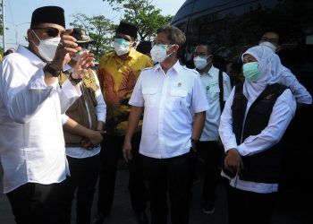 Menkes RI Puji Kerjasama Tiga Kepala Daerah di Pos Penyekatan Suramadu