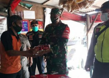 Salurkan Bantuan Sekaligus Operasi PPKM Darurat