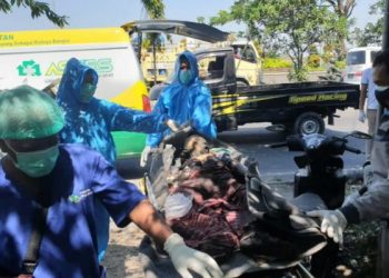 Gresik Geger, Ditemukan Mayat Mengering di Warung Dekat Tugu Bunder