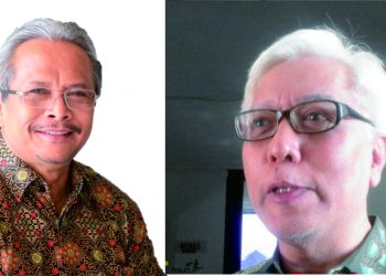 Agus Puji (kiri) dan Arnold Soetrisnanto (kanan)