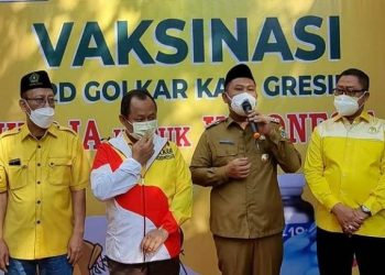 Golkar Jatim Nilai Realisasi Vaksinasi di Gresik Sudah Mendekati Herd Immunity