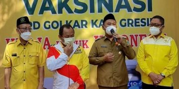 Golkar Jatim Nilai Realisasi Vaksinasi di Gresik Sudah Mendekati Herd Immunity