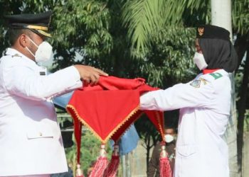 Di Tengah PPKM, Upacara HUT Kemerdekaan Berlangsung Khitmad