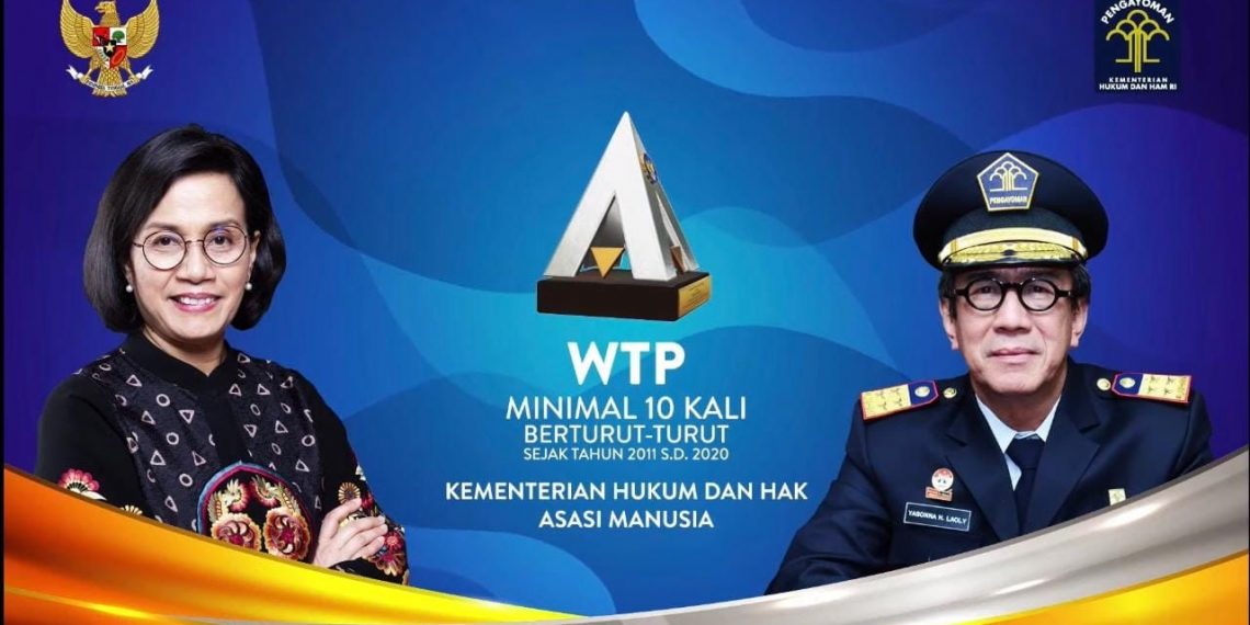 Kemenkumham Raih 2 Penghargaan Keuangan dari Kemenkeu