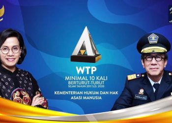 Kemenkumham Raih 2 Penghargaan Keuangan dari Kemenkeu