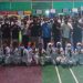 Ketua Umum Pengprov Kodrat Jatim Ir H. Bambang Haryo Soekartono foto bersama seusai membuka Porkab Sidoarjo di GOR Tenis Indoor Sidoarjo