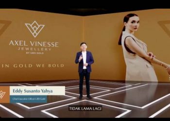 Acara virtual launching Axel Vinesse In Gold We Bold by UBS Gold