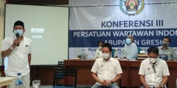 Dipilih secara Aklamasi, Ashadi Ikhsan Pimpin PWI Gresik