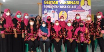 Ciptakan Herd Imunity, Warga Desa Gelam Ikuti Vaksin