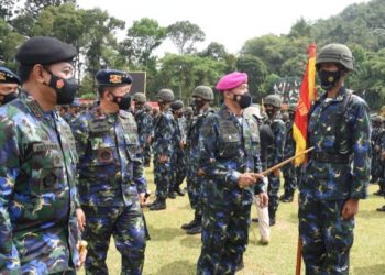 Gubernur AAL Hadiri Upacara Penutupan Diksar Integrasi Kemitraan Taruna Akademi TNI/Polri 2021