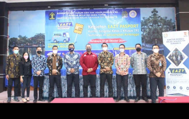 Kanim Surabaya Jangkau Pemohon Paspor dari Kalangan Akademisi dengan Sambangi Universitas Airlangga