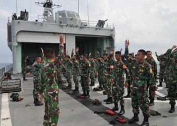 Ini Aktifitas Taruna AAL Tingkat IV di Unsur KRI pada Manlap Latopsfib 2021