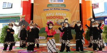 Siswa KB-TK Al Muslim Rayakan Sumpah Pemuda dengan Pawai dan Kreasi Tari Budaya Indonesia