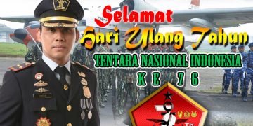 Kantor Imigrasi Kelas I Khusus TPI Surabaya Mengucapkan Selamat Hari Ulang Tahun Tentara Nasional Indonesia ke 76