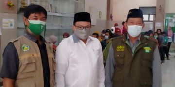 Syiar Vaksinasi, LAZISNU MWC NU Taman Tuntaskan Vaksin  Dosis 1 dan 2