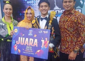 Abel Amanta Dhani Putra, siswa kelas XII Jurusan Perhotelan SMK Airlangga Sidoarjo terpilih menjadi Duta SMK.