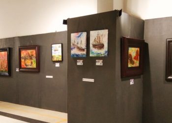 Sanggar Daun Pamerkan Lukisan Aliya Sakina Murdoko