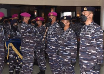 Gubernur AAL Pimpin Serah Terima Jabatan Dandenma dan Ka Akun AAL