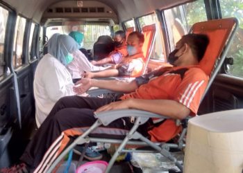 SMK YPM 8 Sidoarjo Gelar Donor Darah Bersinergi dengan UDT PMI Sidoarjo