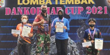 Taruna Akademi Angkatan Laut (AAL), Sersan Taruna (P) Gusnelia Azri berhasil menyabet Juara lll Kategori Tembak Pistol Perorangan Putri jarak 20 Meter yang digelar di Lapangan Tembak Jusman Puger, Kesatrian Marinir Hartono, Cilandak, Jakarta kemarin.