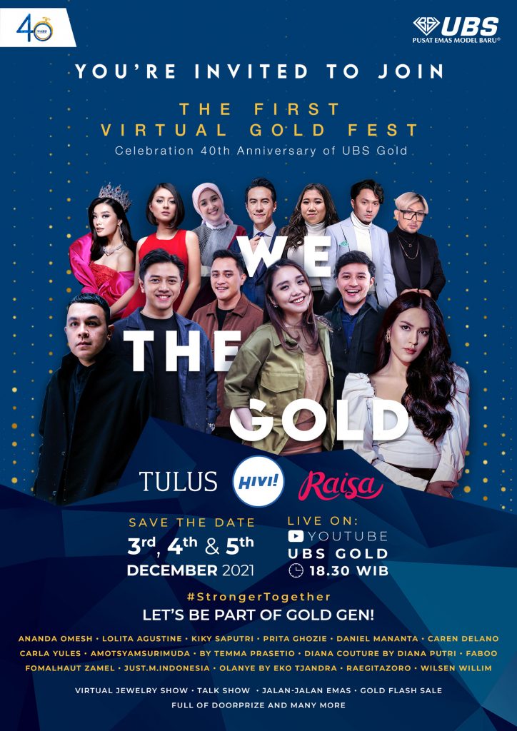 UBS gold siap gelar festival emas virtual pertama di Indonesia