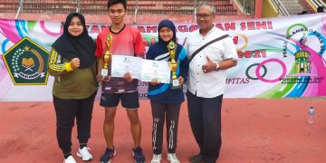 Emas Atletik Putri Proseni Madrasah Aliyah Sidoarjo 2021 Diraih Siswa MA NU
