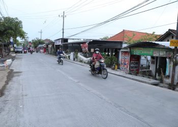 Pemkab Sidoarjo Kebut Pembangunan Infrastruktur Betonisasi Jalan