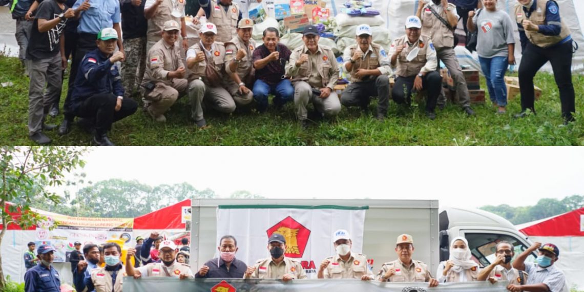 BHS dan DLU Peduli bencana erupsi gunung semeru