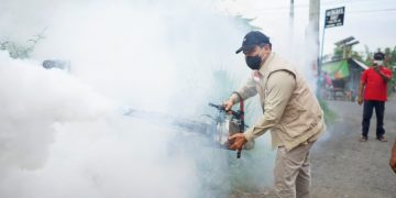 BHS saat melakukan fogging