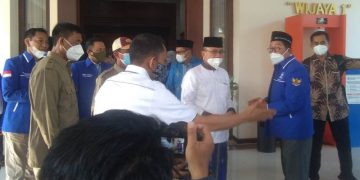 H Khulaim Junaidi turut mendampingi Kunker Ketum PAN Zulkifli Hasan di Jatim.