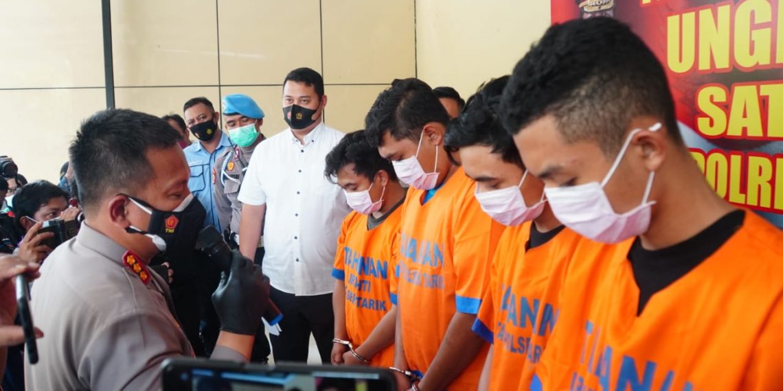 Polresta Sidoarjo Ungkap Kasus Pengeroyokan Di Tarik yang Viral
