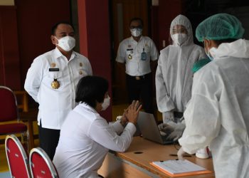 Cegah Omicron, Setjen Kemenkumham Lakukan Tes PCR