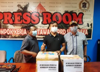 Pokja Jurnalis Dewan Surabaya Buka Posko Bantuan Korban Semeru