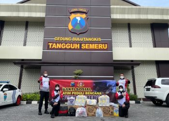 Peduli Korban Semeru, WSA Inspektur Polisi Angkatan 50 PW Jatim Kirimkan Bantuan