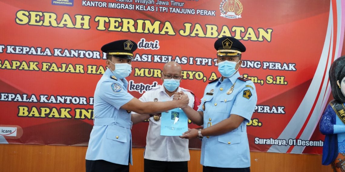 Indra Bangsawan Resmi Nahkodai Kanim Tanjung Perak Surabaya