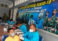 Vaksinasi untuk anak yang digelar Akademi Angkatan Laut