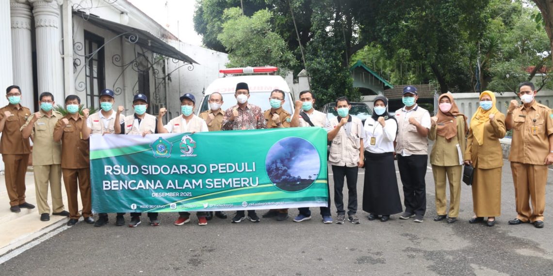 Pemkab Sidoarjo Kirim Tenaga Medis dan Obat-obatan Untuk Warga Terdampak Erupsi Semeru