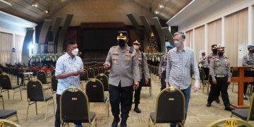 Jelang Natal 2021, Kapolresta Sidoarjo Cek Kesiapan Gereja