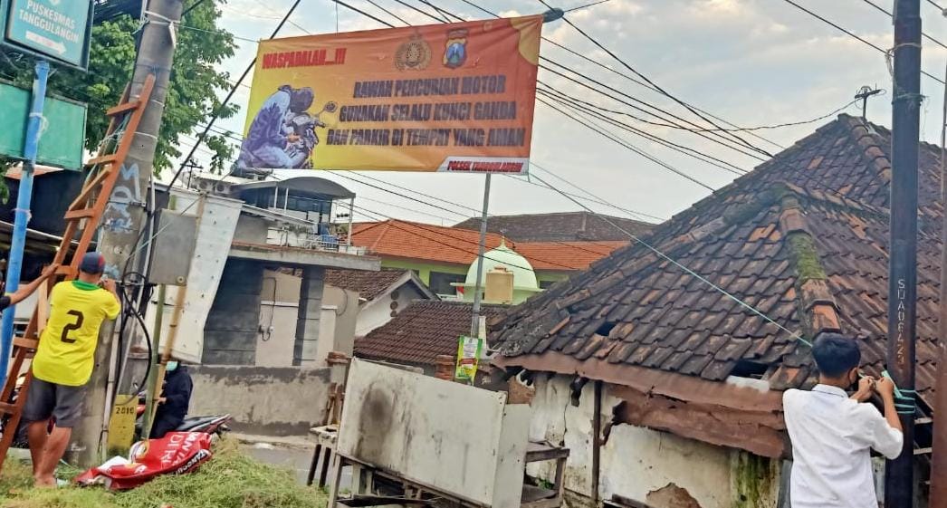 Ka Polsek Tanggulangin Sidoarjo Himbauan Masyarakat Agar Hati-hati Terhadap Curanmor
