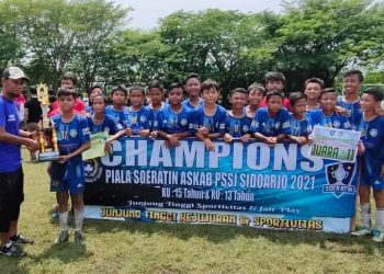 SSB Bintang Putra Sidoarjo U13 Raih Juara 2  Piala Soeratin Askab PSSI Sidoarjo 2021